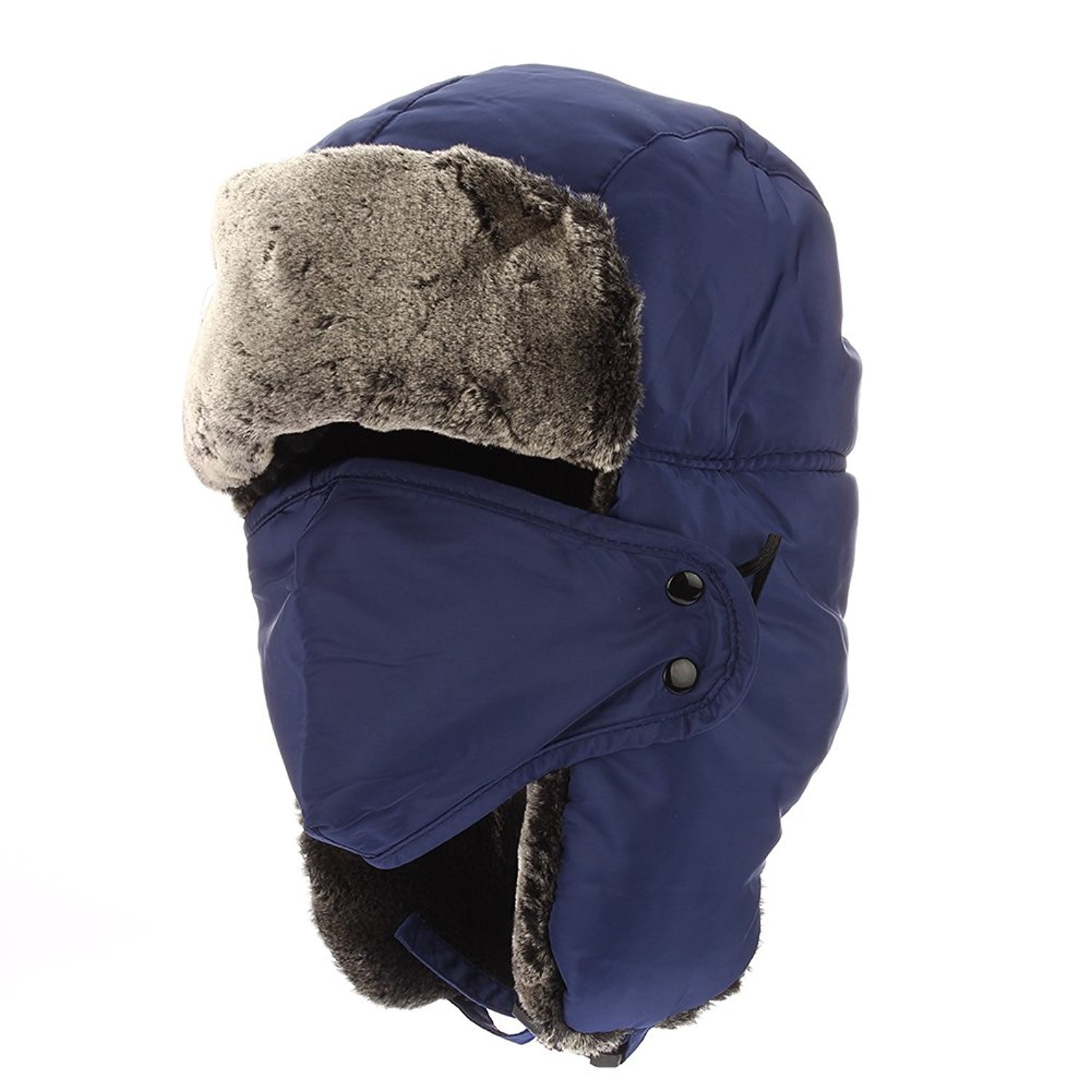 with ear flaps - winter trooper trapper hat, ushanka hunting hat